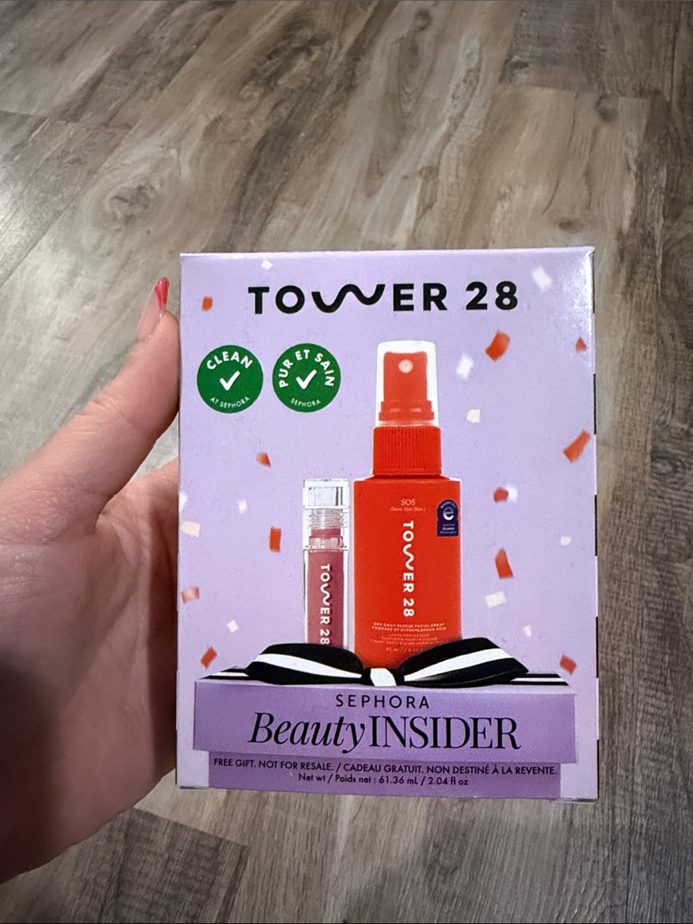 Tower 28 Red and Lavender Makeup Setting Spray & Lip Duo